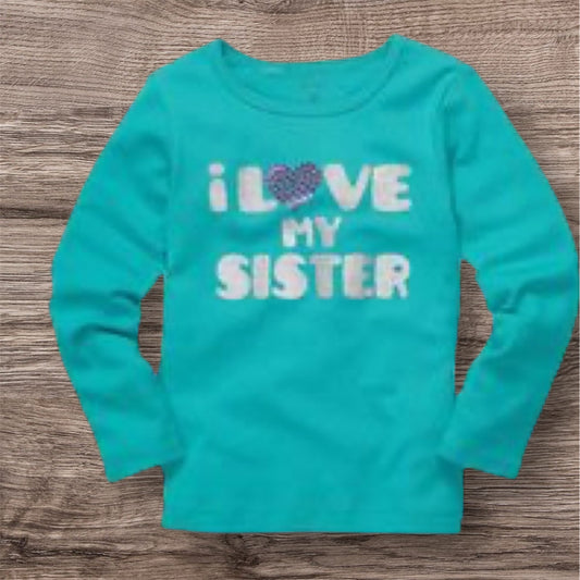 Carter I Love My Sister Shirt Size 18M 1271